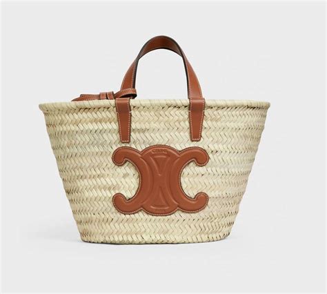 celine summer bag|celine straw tote bag.